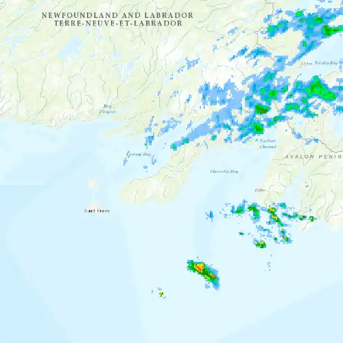 Radar near Winterland at now — 2:24 am NDT, Sat Jul 11