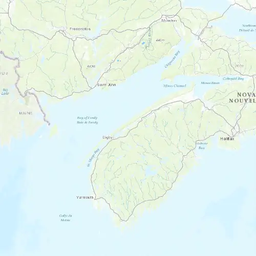 Radar near Annapolis Royal at now — 3:06 am ADT, Sat Jul 11