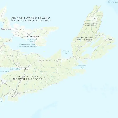 Radar near Antigonish at now — 3:00 am ADT, Sat Jul 11