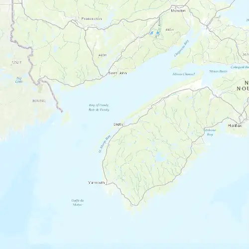 Radar near Digby at now — 3:00 am ADT, Sat Jul 11