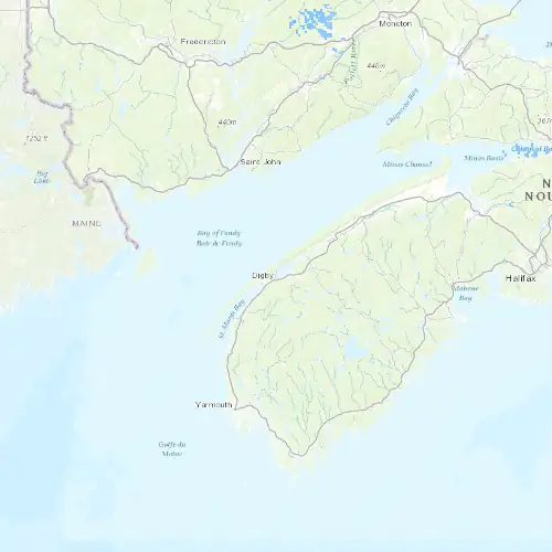 Radar near Digby at now — 11:54 pm ADT, Mon Sep 7