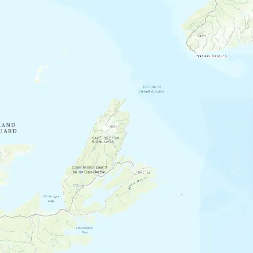 Radar near Ingonish at now — 3:00 am ADT, Sat Jul 11