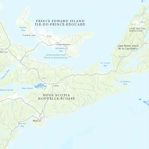Radar near New Glasgow at now — 12:00 am ADT, Tue Sep 8