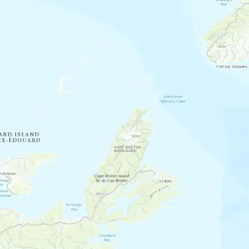 Radar near North Mountain (Cape Breton) at now — 2:00 am ADT, Sat Jul 11