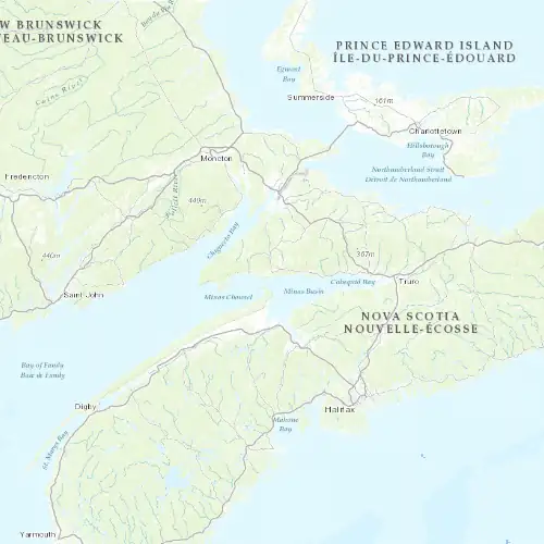 Radar near Parrsboro at now — 2:00 am ADT, Sat Jul 11