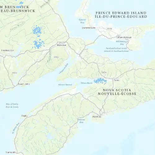 Radar near Parrsboro at now — 12:00 am ADT, Tue Sep 8