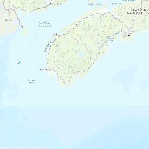 Radar near Shelburne at now — 1:54 am ADT, Sat Jul 11