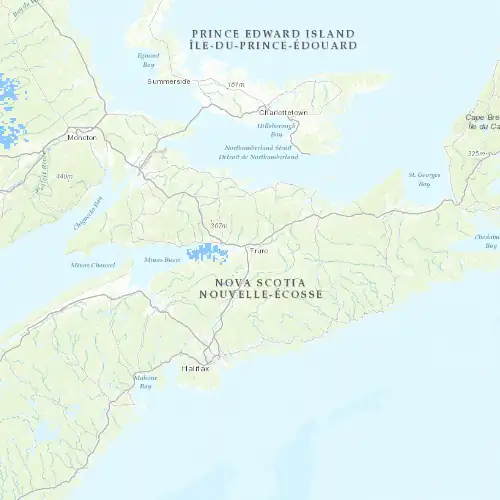 Radar near Truro at now — 12:00 am ADT, Tue Sep 8