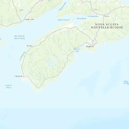 Radar near Western Head at now — 1:54 am ADT, Sat Jul 11