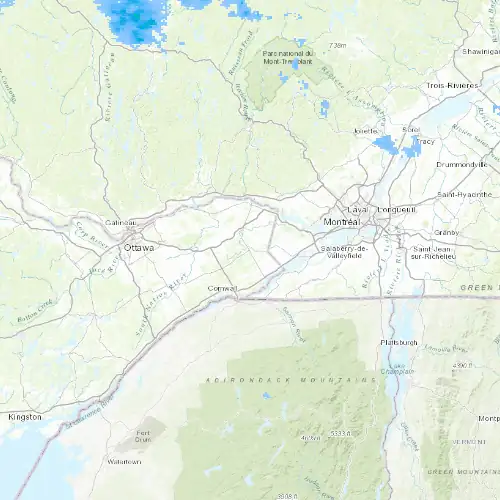 Radar near Alexandria at now — 11:00 pm EDT, Mon Sep 7