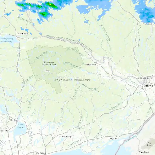 Radar near Barry's Bay at now — 11:00 pm EDT, Mon Sep 7