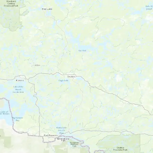 Radar near Dryden at now — 11:48 pm CDT, Fri Jul 10