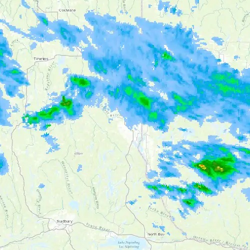 Radar near Earlton at now — 11:00 pm EDT, Mon Sep 7