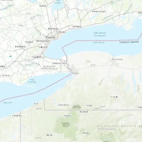 Radar near Fort Erie at now — 11:06 pm EDT, Mon Sep 7