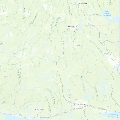 Radar near Gogama at now — 12:54 am EDT, Sat Jul 11