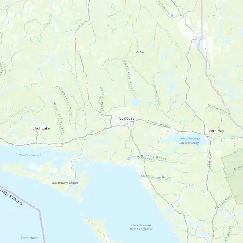 Radar near Greater Sudbury at now — 2:12 am EDT, Sat Jul 11