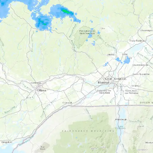 Radar near Hawkesbury at now — 11:06 pm EDT, Mon Sep 7