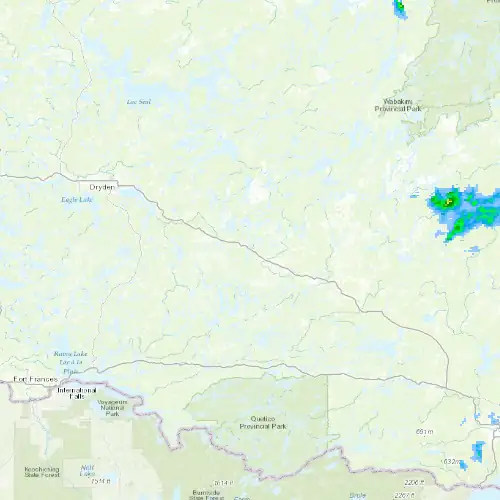 Radar near Ignace at now — 12:48 am EDT, Sat Jul 11