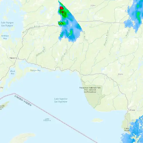 Radar near Marathon at now — 12:48 am EDT, Sat Jul 11