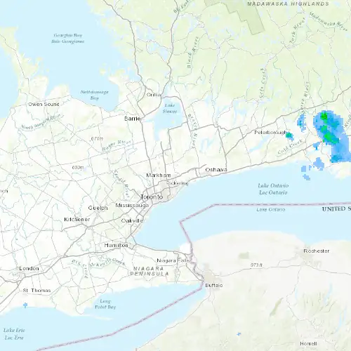 Radar near Markham at now — 12:48 am EDT, Sat Jul 11
