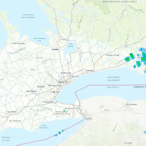 Radar near Markham at now — 1:54 am EDT, Sat Jul 11