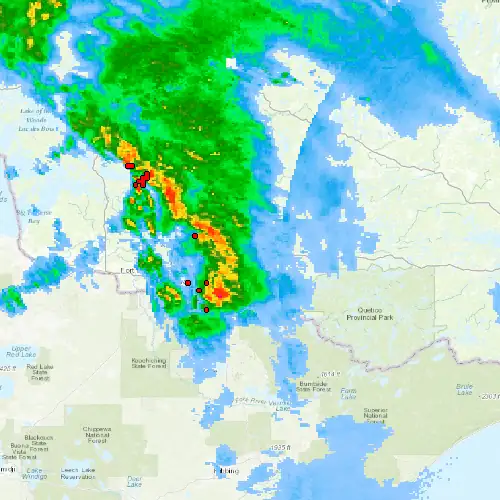 Radar near Mine Centre at now — 11:00 pm EDT, Mon Sep 7