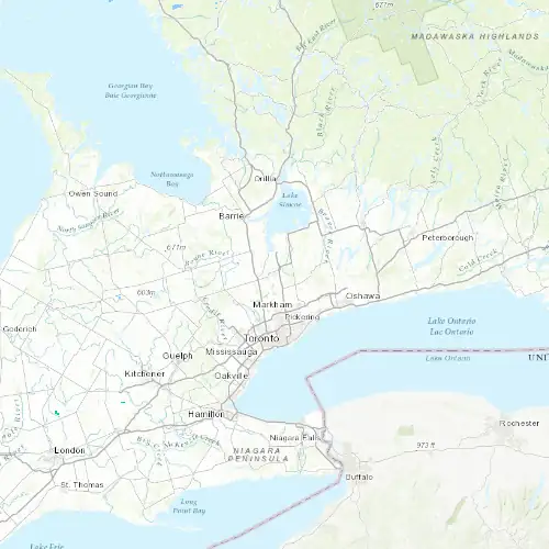 Radar near Newmarket at now — 11:00 pm EDT, Mon Sep 7