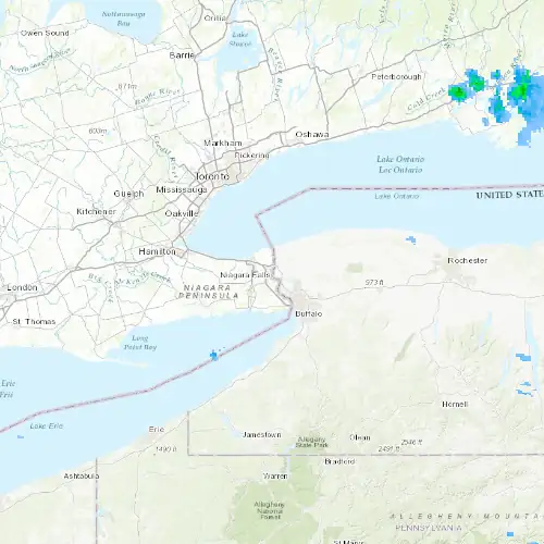 Radar near Niagara Falls at now — 2:06 am EDT, Sat Jul 11