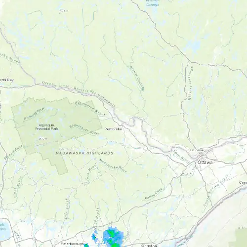 Radar near Pembroke at now — 12:54 am EDT, Sat Jul 11