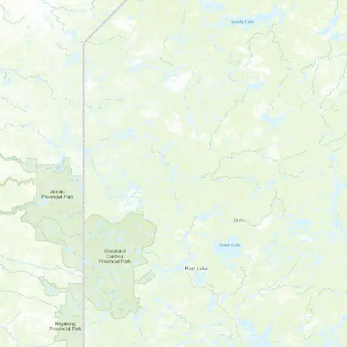 Radar near Pikangikum at now — 1:00 am EDT, Sat Jul 11