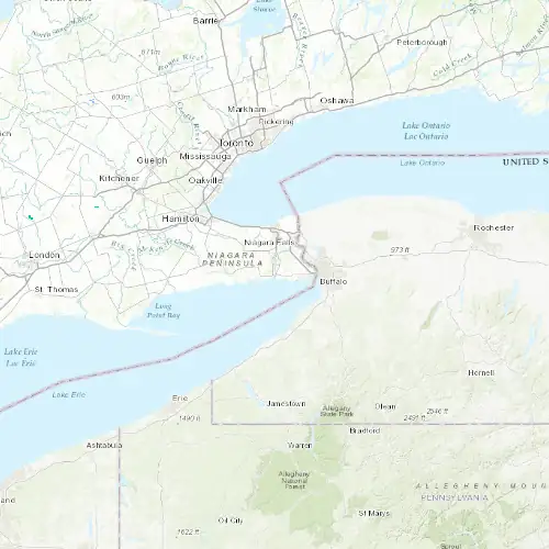 Radar near Port Colborne at now — 11:00 pm EDT, Mon Sep 7