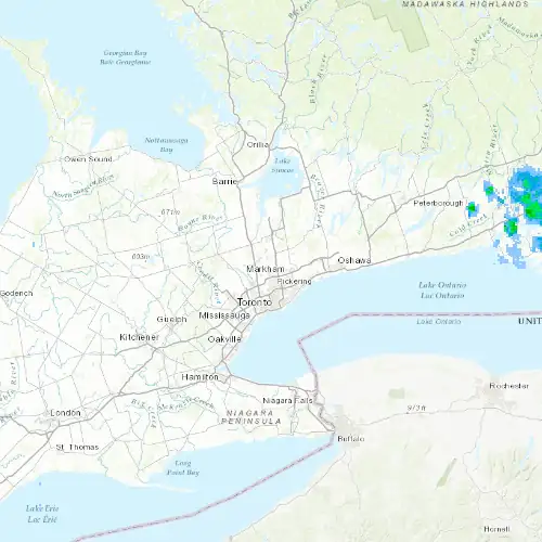 Radar near Richmond Hill at now — 1:00 am EDT, Sat Jul 11
