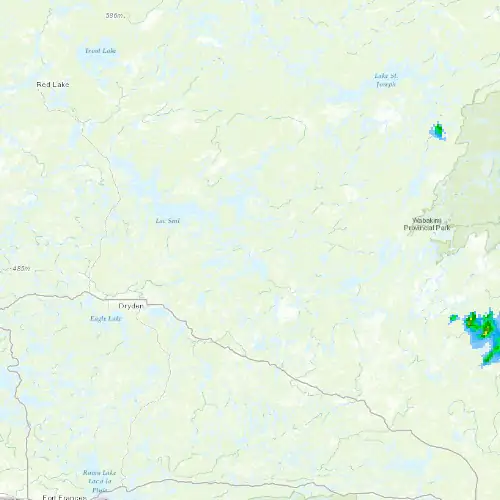 Radar near Sioux Lookout at now — 12:00 am CDT, Sat Jul 11