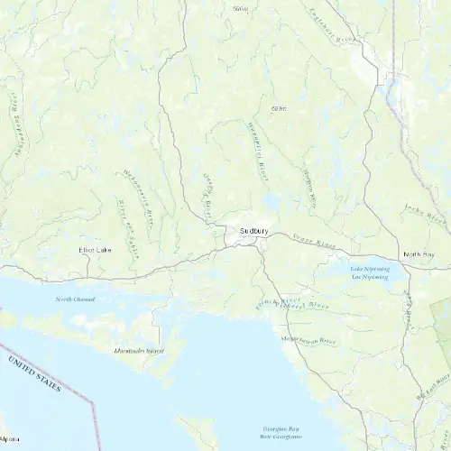 Radar near Sudbury (Greater) at now — 2:12 am EDT, Sat Jul 11