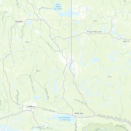 Radar near Temiskaming Shores at now — 2:06 am EDT, Sat Jul 11