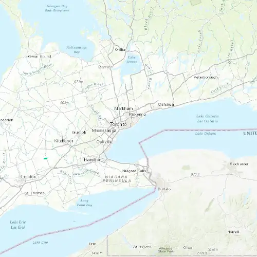 Radar near Toronto Island at now — 11:06 pm EDT, Mon Sep 7