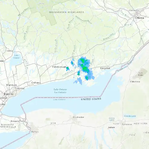 Radar near Trenton at now — 12:54 am EDT, Sat Jul 11