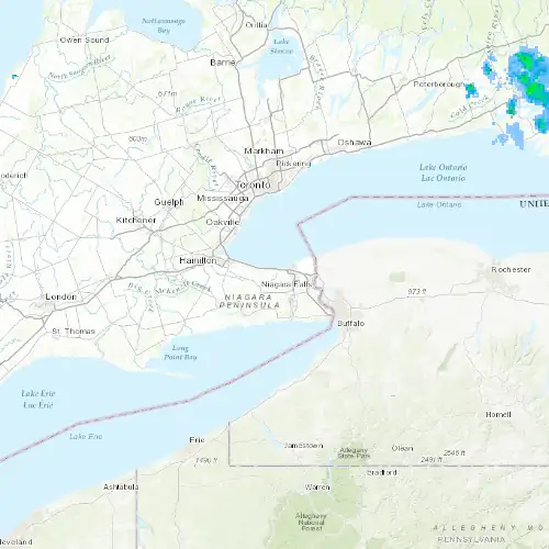 Radar near Vineland at now — 12:54 am EDT, Sat Jul 11