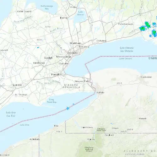 Radar near Vineland at now — 2:00 am EDT, Sat Jul 11
