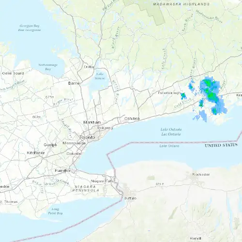 Radar near Whitby at now — 12:54 am EDT, Sat Jul 11