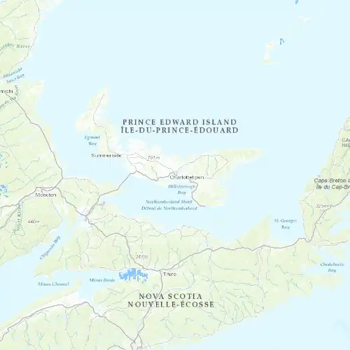 Radar near Charlottetown at now — 12:00 am ADT, Tue Sep 8