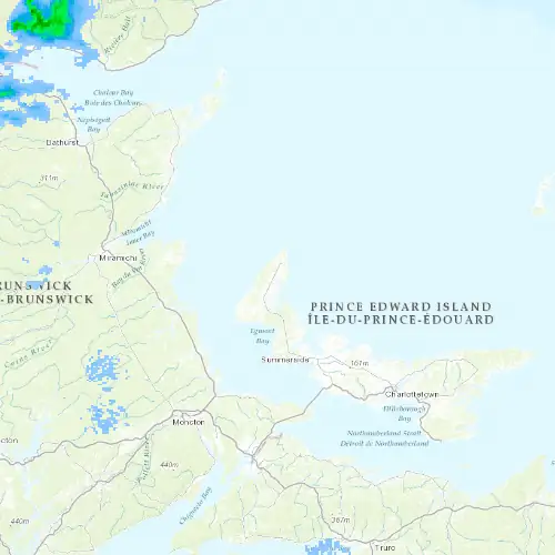 Radar near North Cape at now — 12:00 am ADT, Tue Sep 8