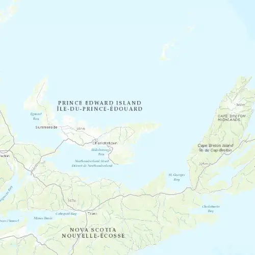 Radar near St. Peters Bay at now — 2:00 am ADT, Sat Jul 11