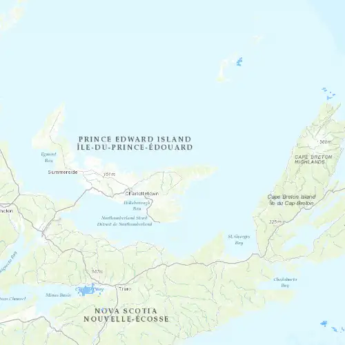 Radar near St. Peters Bay at now — 12:06 am ADT, Tue Sep 8