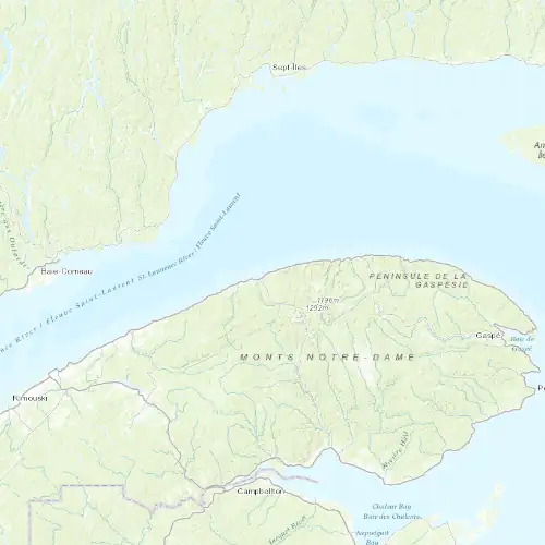 Radar near Cap Chat at now — 2:00 am EDT, Sat Jul 11
