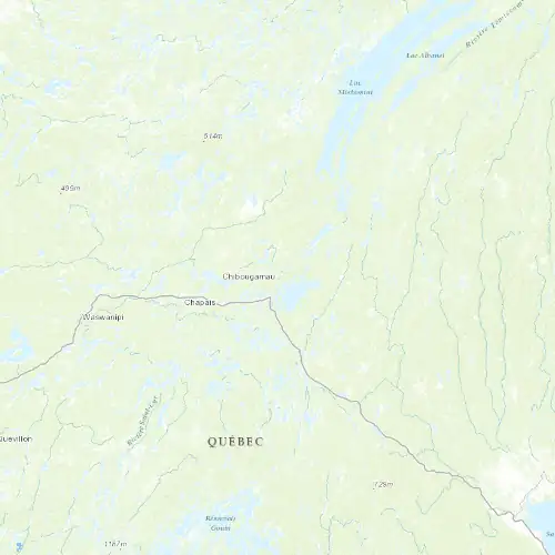 Radar near Chibougamau at now — 1:00 am EDT, Sat Jul 11