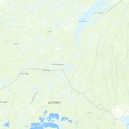 Radar near Chibougamau at now — 10:48 pm EDT, Mon Sep 7