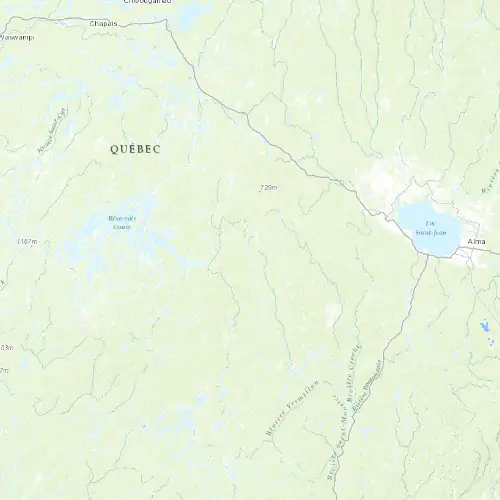 Radar near Gouin (Réservoir) at now — 1:00 am EDT, Sat Jul 11