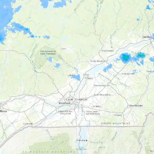 Radar near Joliette at now — 10:48 pm EDT, Mon Sep 7