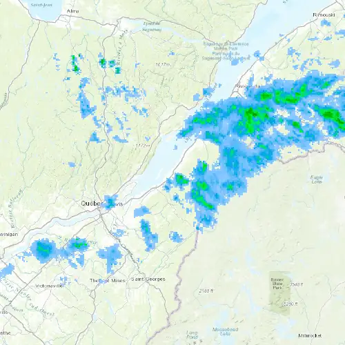 Radar near L'Islet at now — 10:48 pm EDT, Mon Sep 7